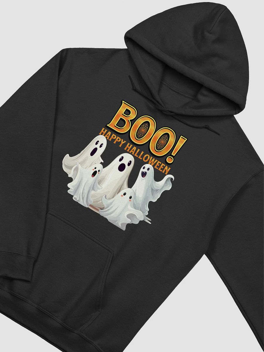 BOO! Happy Halloween Cute Ghost Graphic Hoodie product image (3)