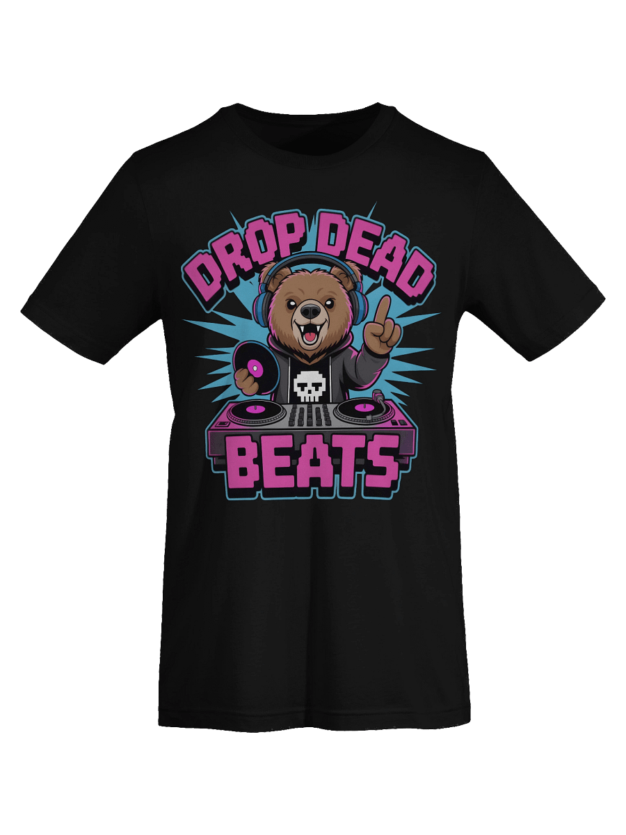 Drop Dead Beats Bear T-Shirt product image (27)