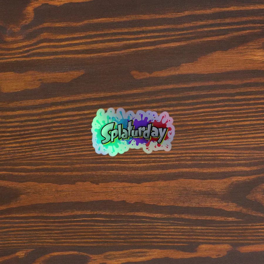 SPLATURDAY holo sticker! product image (3)