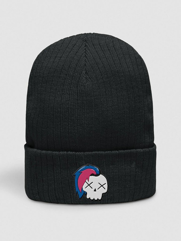 Hybrid Skull Ribbed Beanie product image (1)