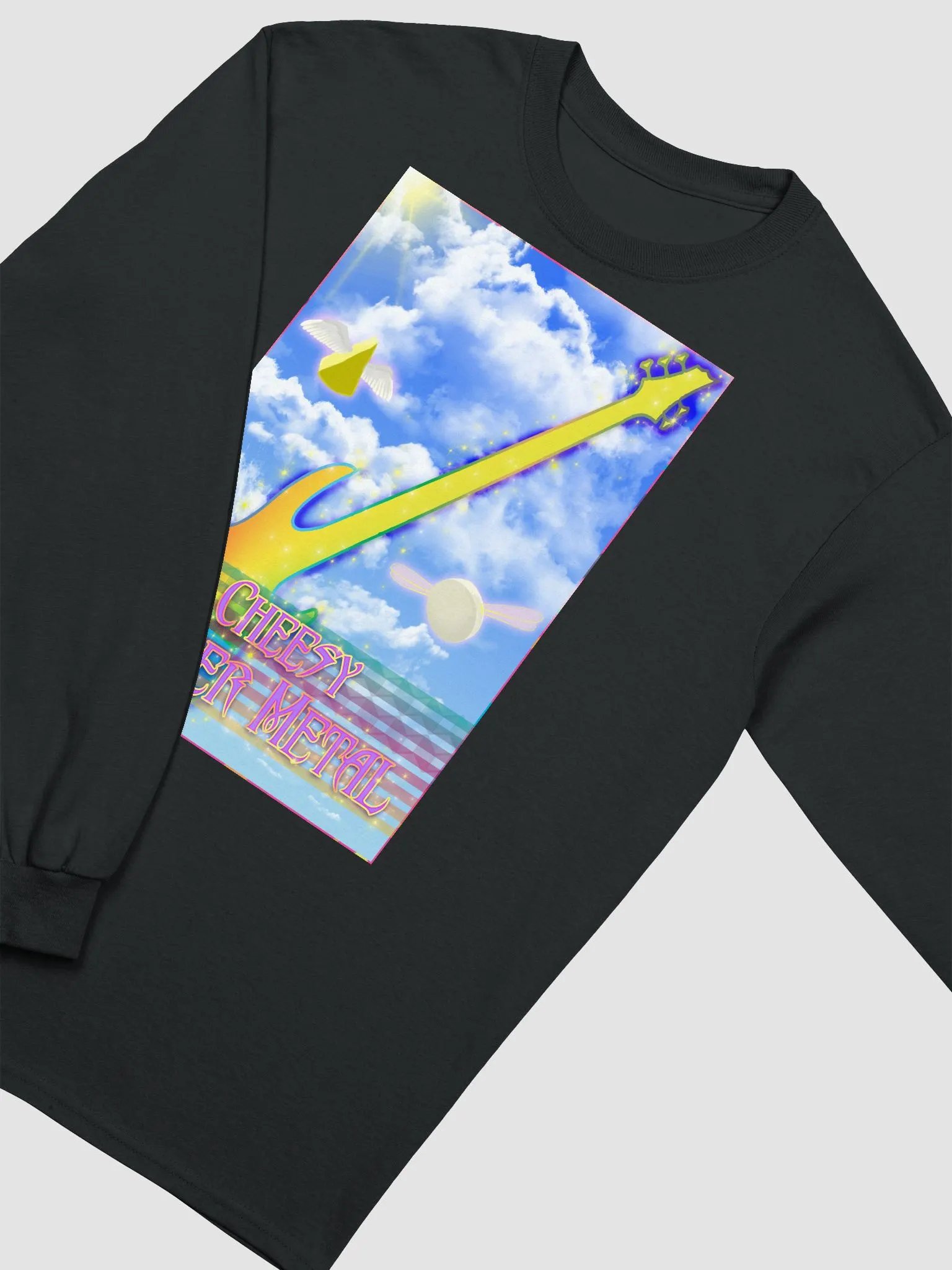 Cheesy Power Metal Long-Sleeve T-Shirt product image (35)