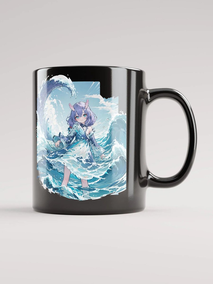 Black Glossy Mug - Bailu v1 (Honkai Star Rail) product image (6)