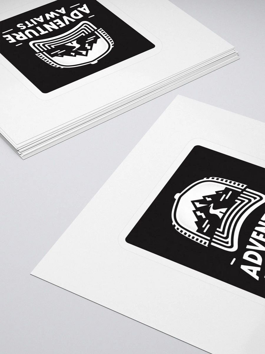 Adventure Awaits Trucker Hat Kiss Cut Stickers product image (4)