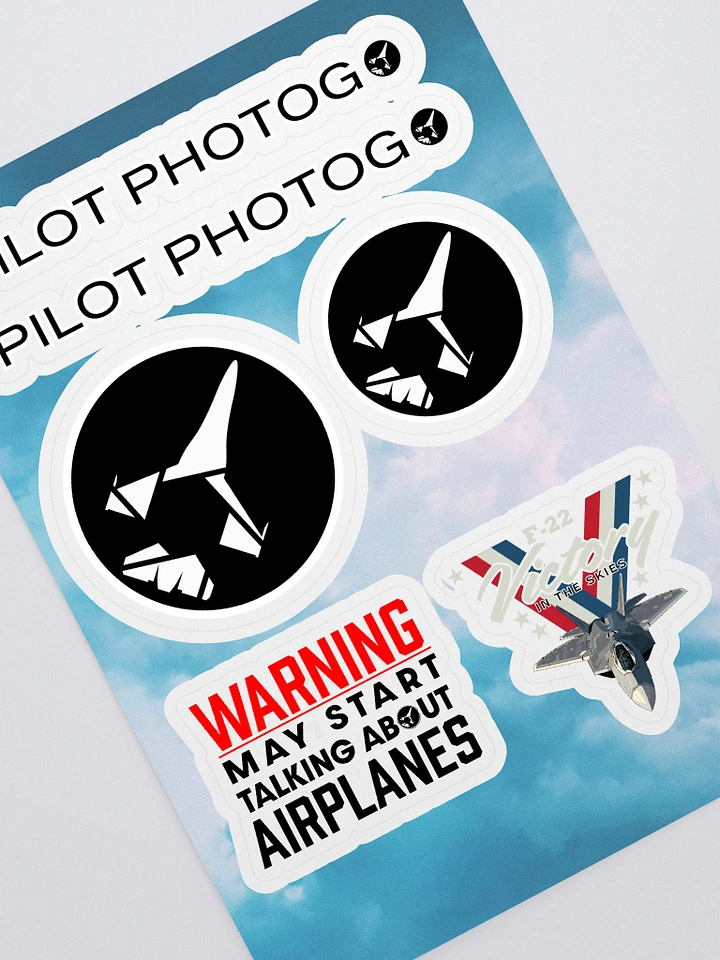 PilotPhotog Sticker Sheet product image (1)