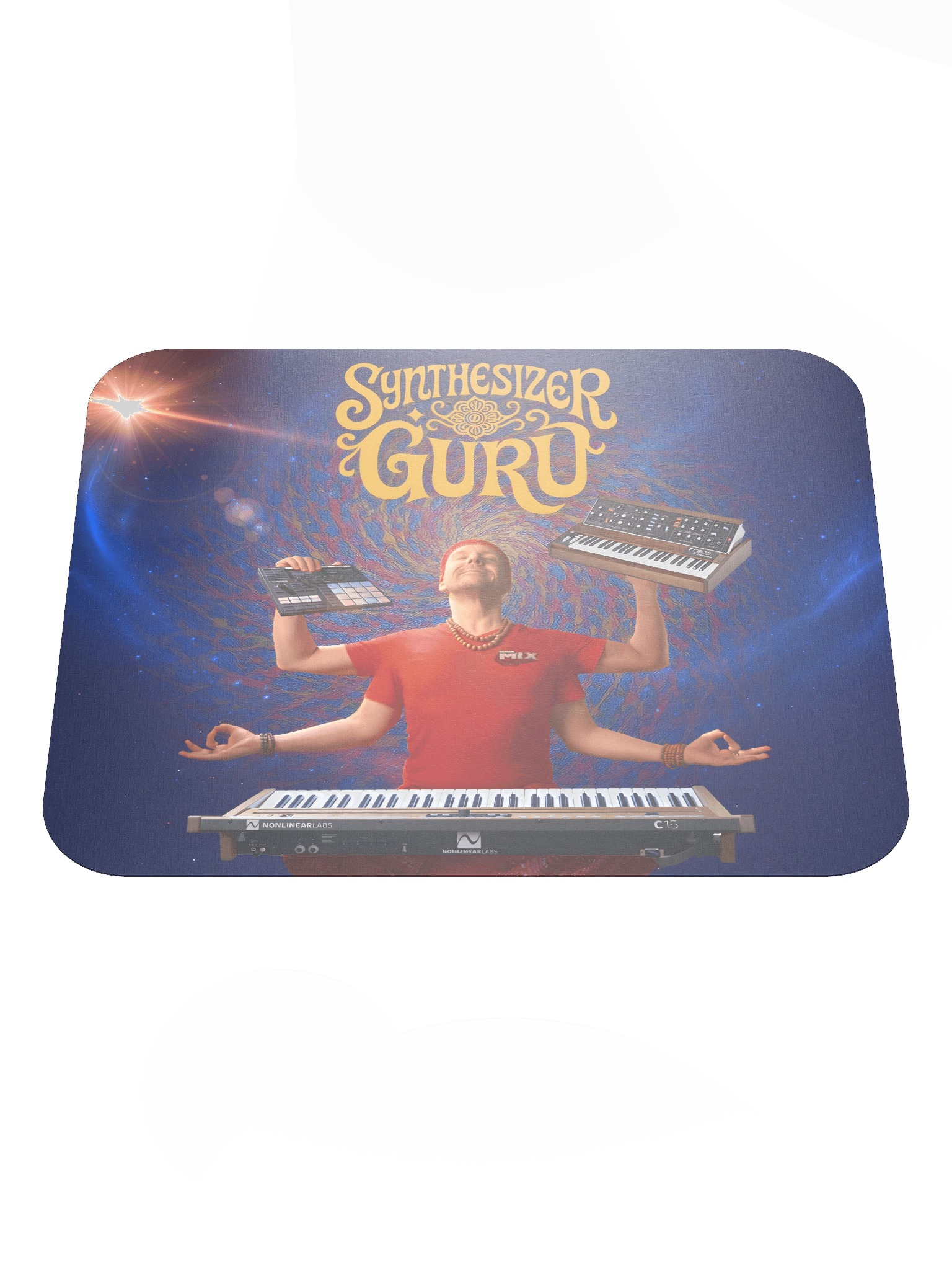 The Synthesizer Guru Mouse Pad product image (1)