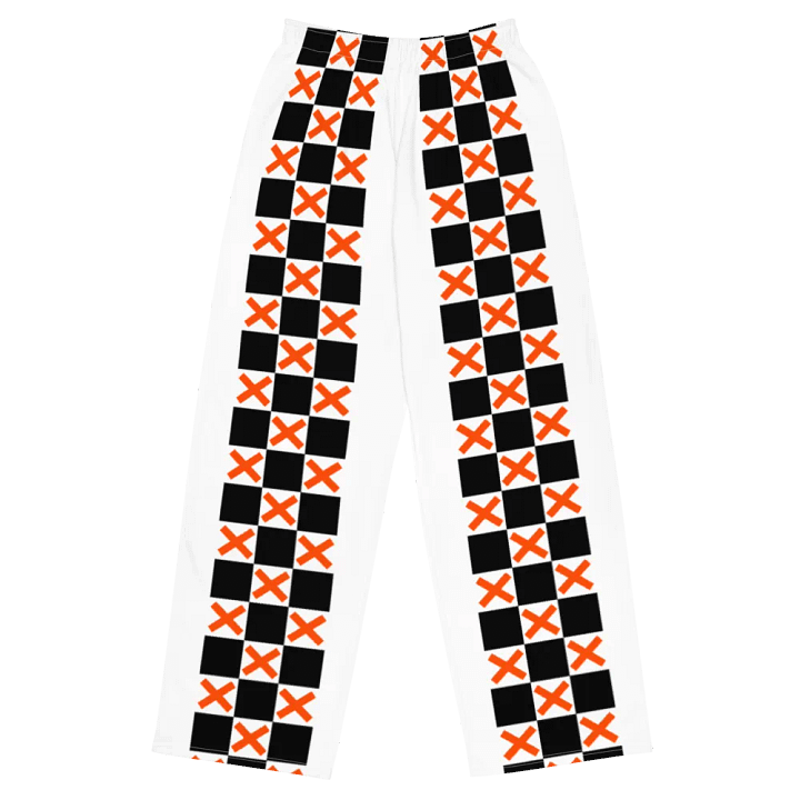 Limited Edition Unisex Orange Checkered Pants 2XS - 6XL Sizes product image (2)