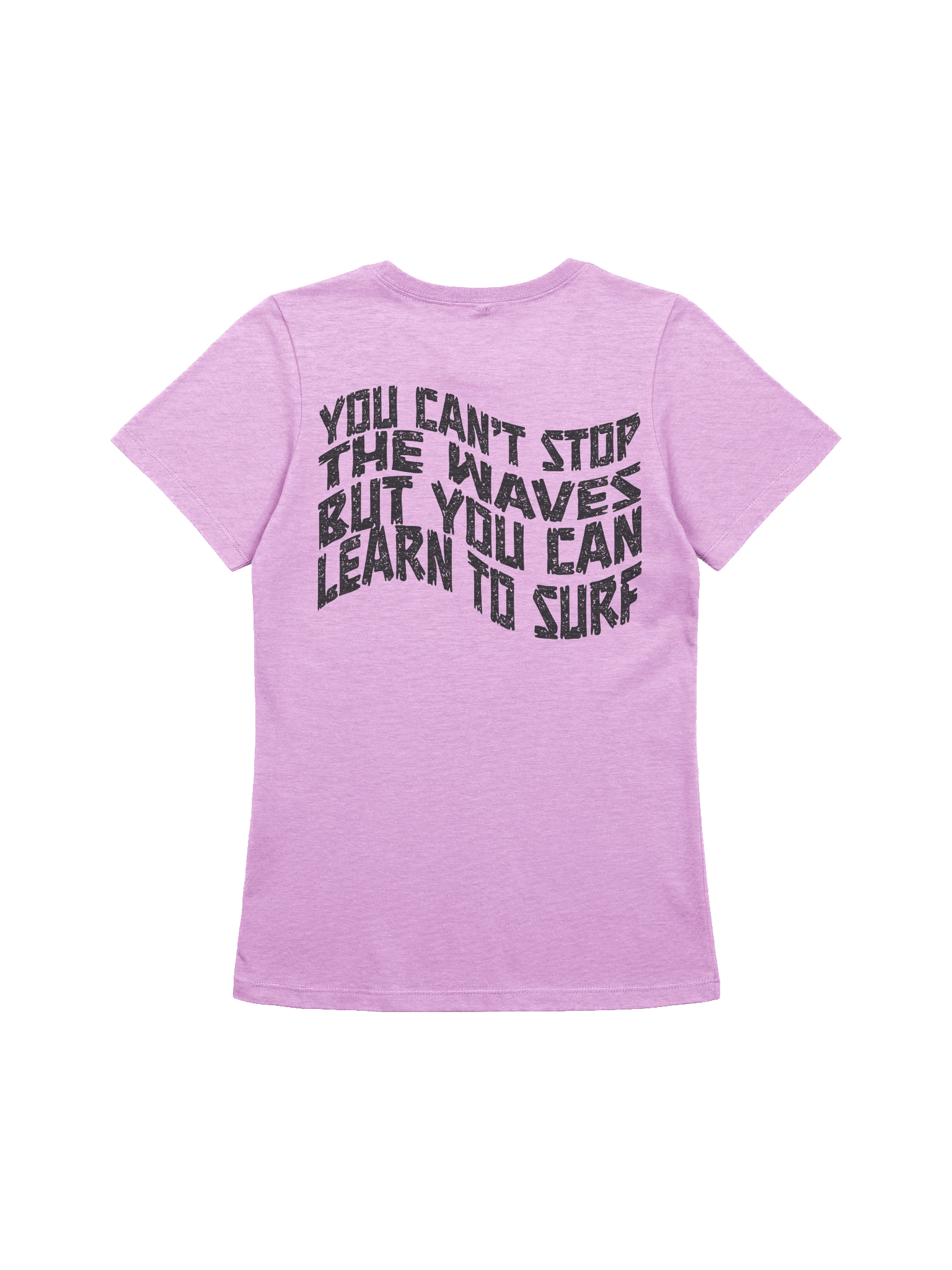 Learn to Surf Text Women's Relaxed Fit T-Shirt product image (1)