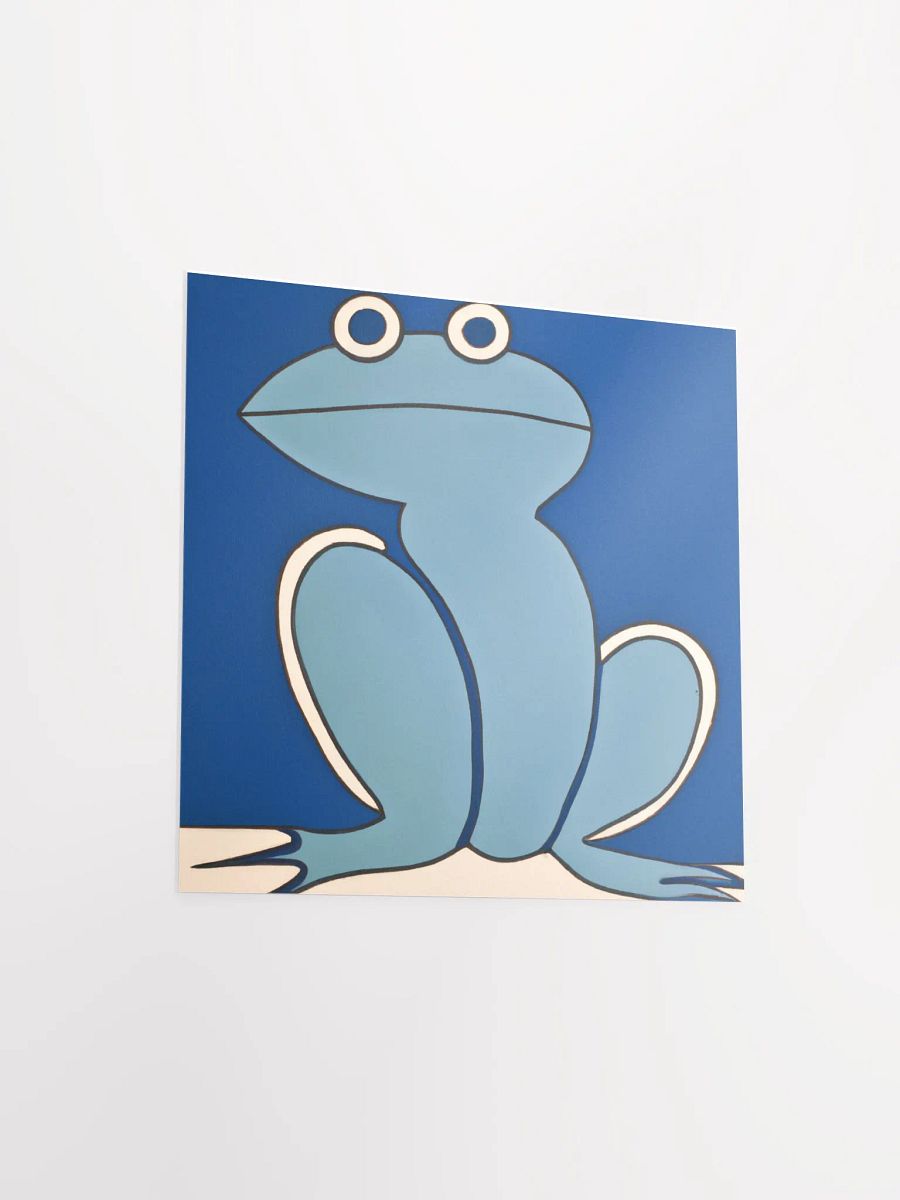 Blue Frog Modern Art Style in Five Sizes product image (4)