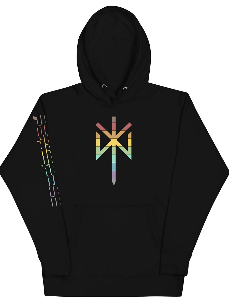 YGGY x BIFROST BIND RUNE TRIPLE PRINT UNISEX HOODIE product image (1)