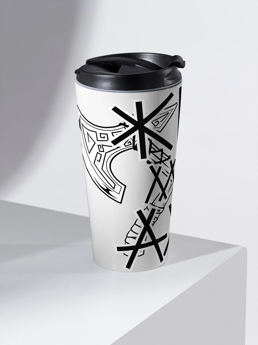 KISS MY AXE Stainless Steel Travel Mug product image (2)