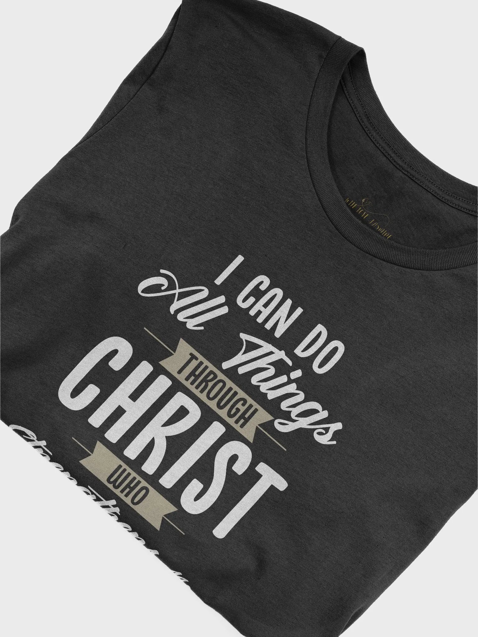 I CAN DO ALL THINGS THROUGH CHRIST WHO STRENGTHENS ME T-SHIRT & DEVOTIONAL BUNDLE product image (4)