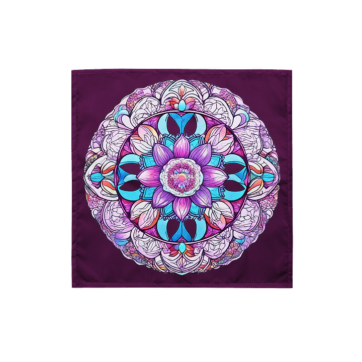 Moonlit Garden Mandala - Bandana product image (1)