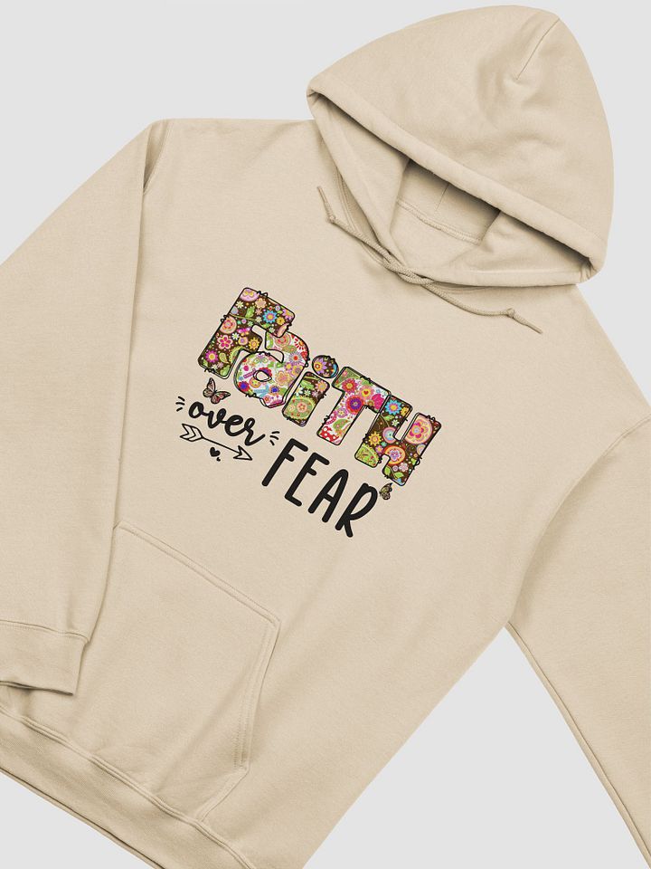 Floral Faith Over Fear Classic Hoodie product image (5)