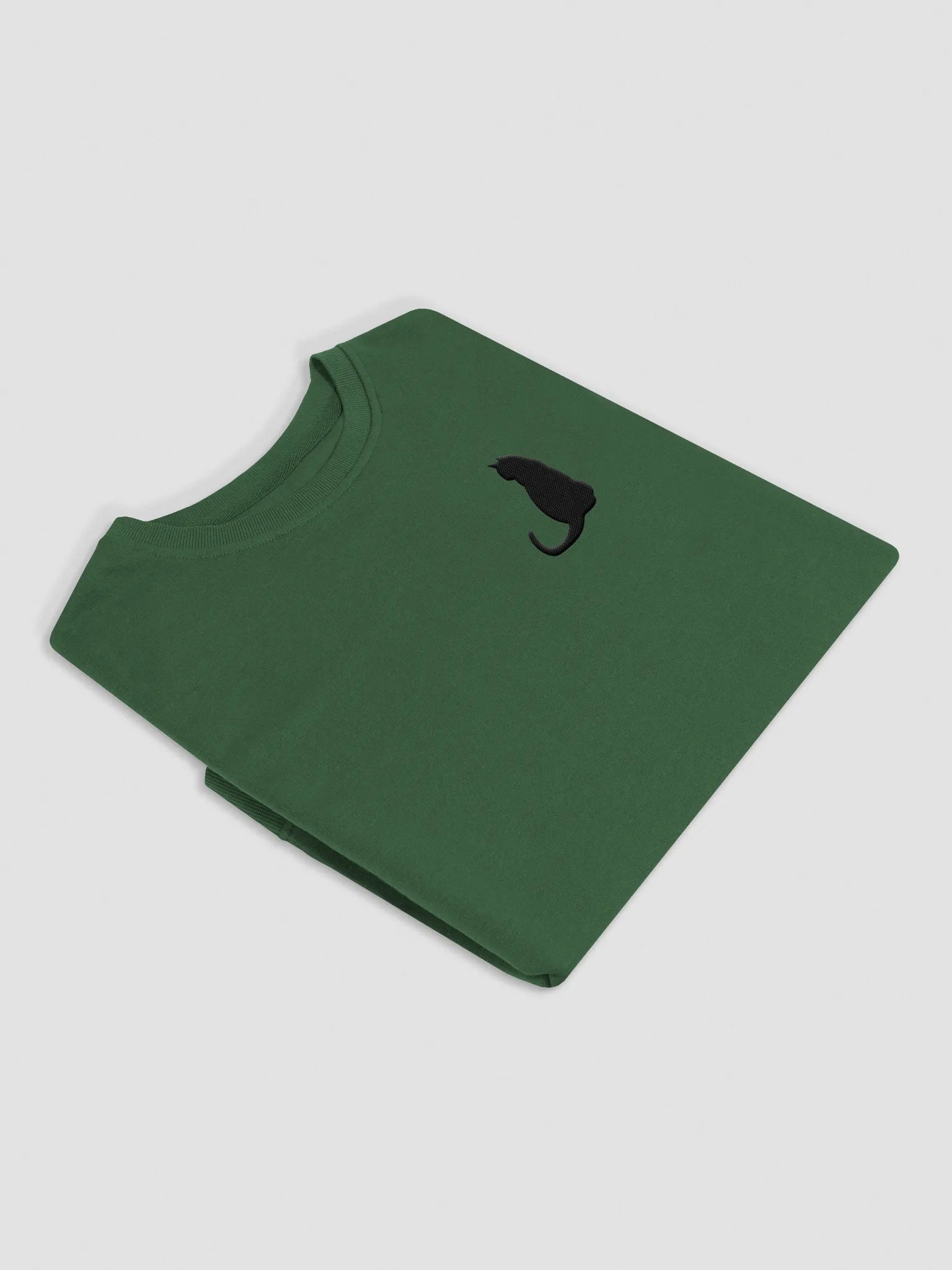 Cozy Cat Embroidered Unisex Organic Sweatshirt product image (4)