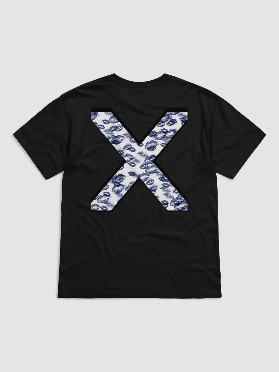 White X Dark Blue Lipstick Kisses Shirt product image (26)