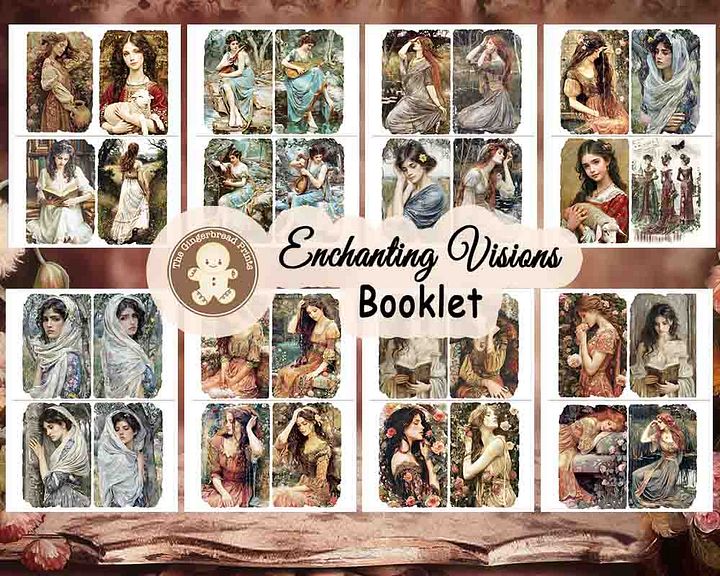 Enchanting Visions Ephemera Booklet Digital Download product image (2)
