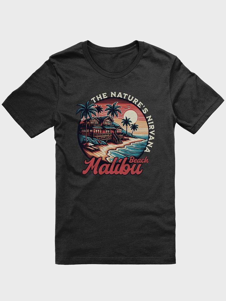 Malibu Beach Vacation Lover Retro T-Shirt product image (9)
