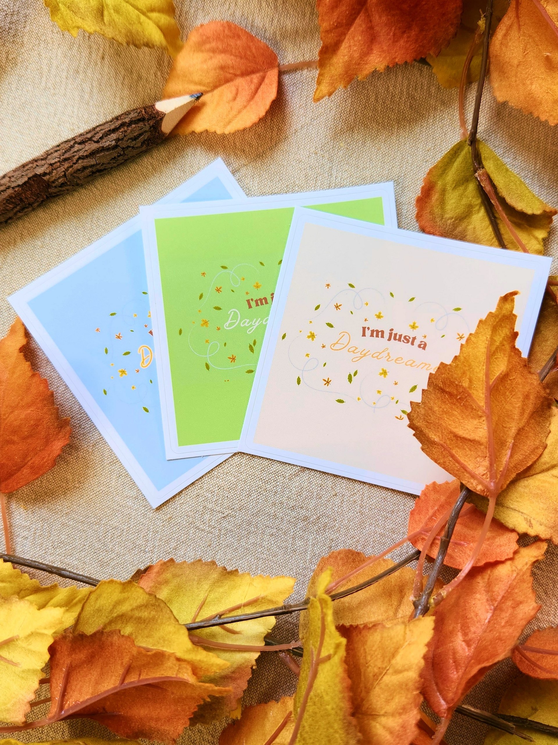 Autumn Daydreams Sticker (Cream) product image (4)