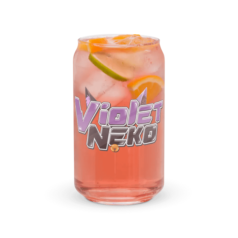 Violet Neko Logo Glass product image (7)