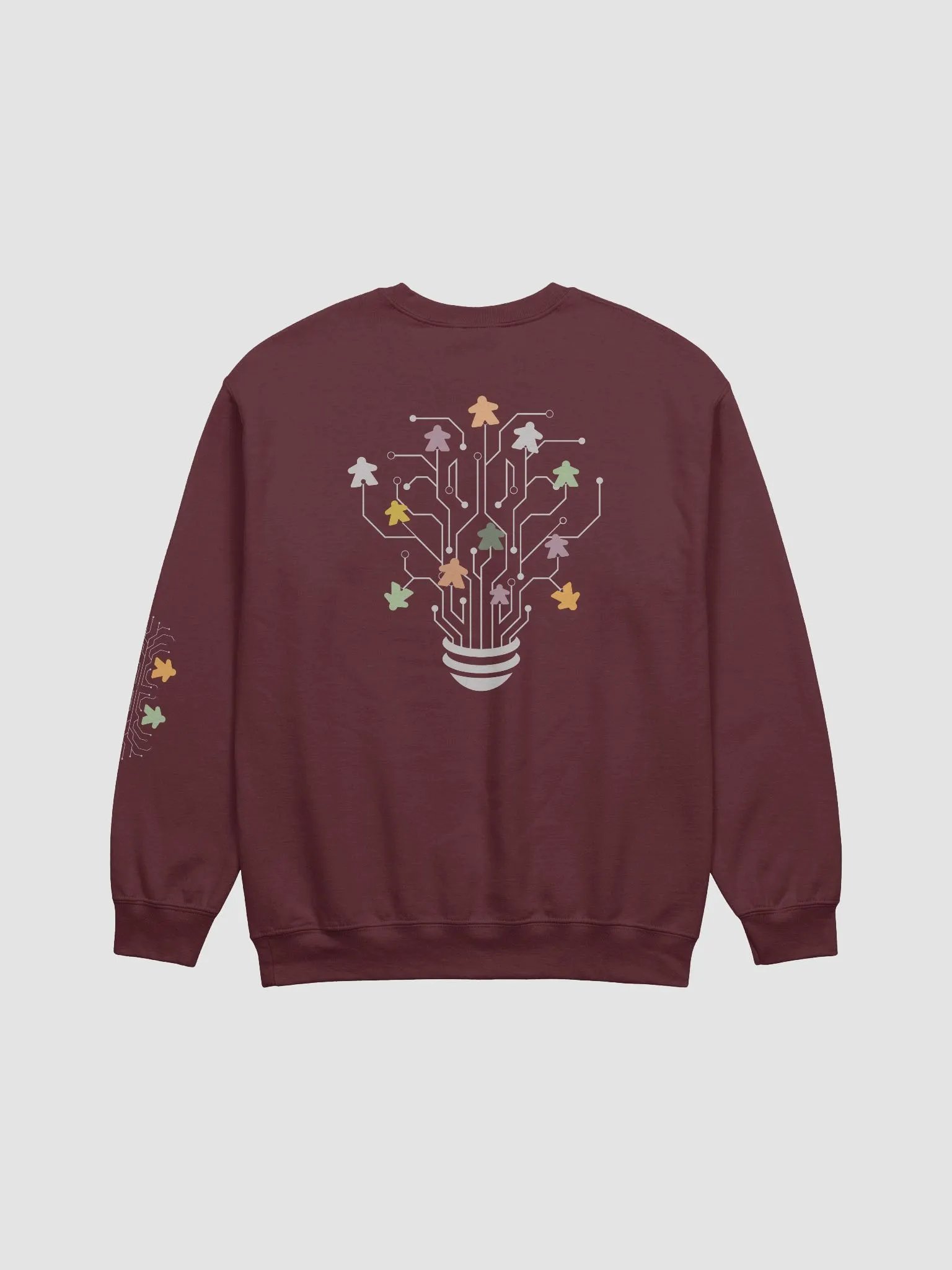 Meeple Flowerpot Sweatshirt for Board Gamers product image (8)