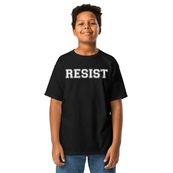 Resist Gildan Youth Classic Tee - A product image (1)