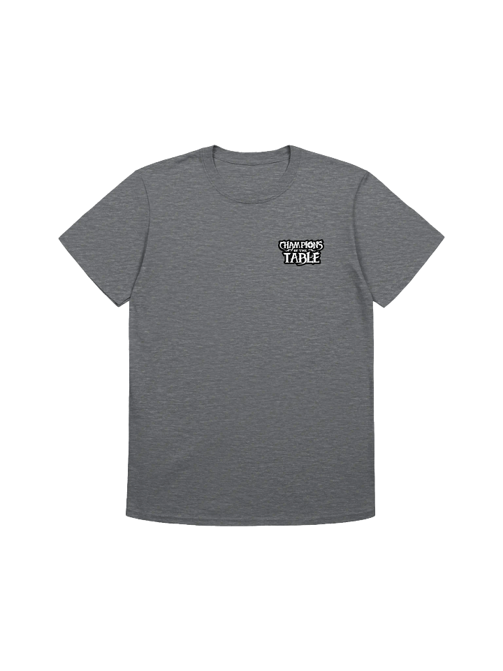 Champions of The Table - Corner Logo Tee (Black & White) product image (13)