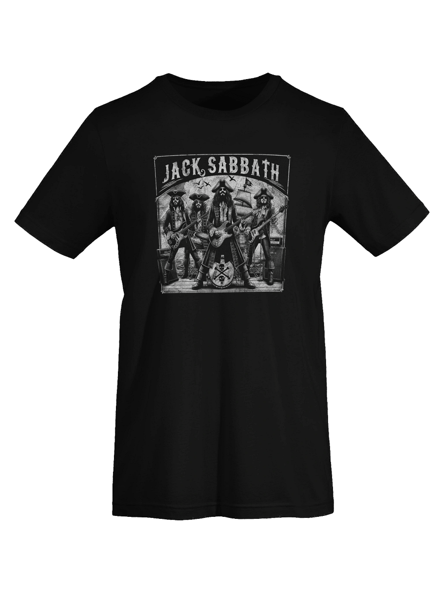 Jack Sabbath T-Shirt – Pirate Jack Sparrow Black Sabbath Parody Band Tee product image (7)
