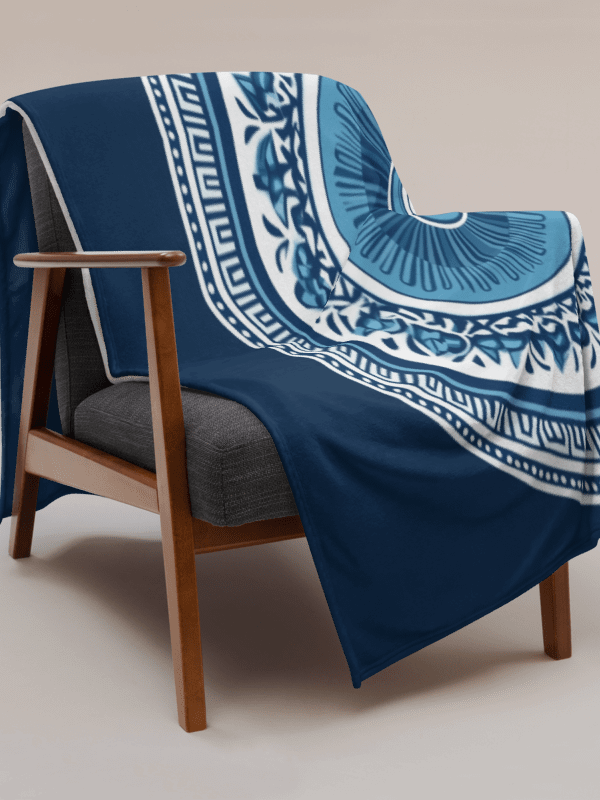 Hellenic Shield Mati: Throw Blanket product image (5)