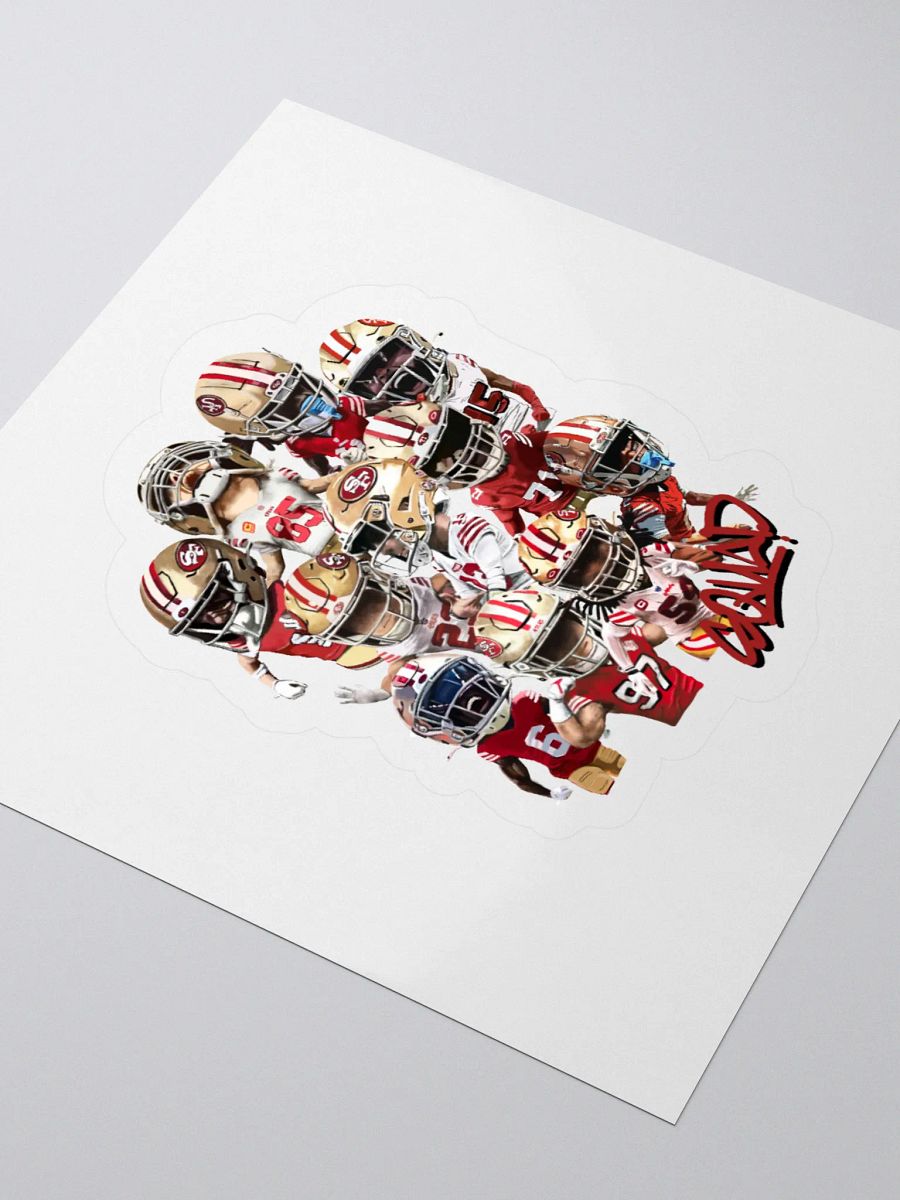 Niners Squad Sticker product image (7)
