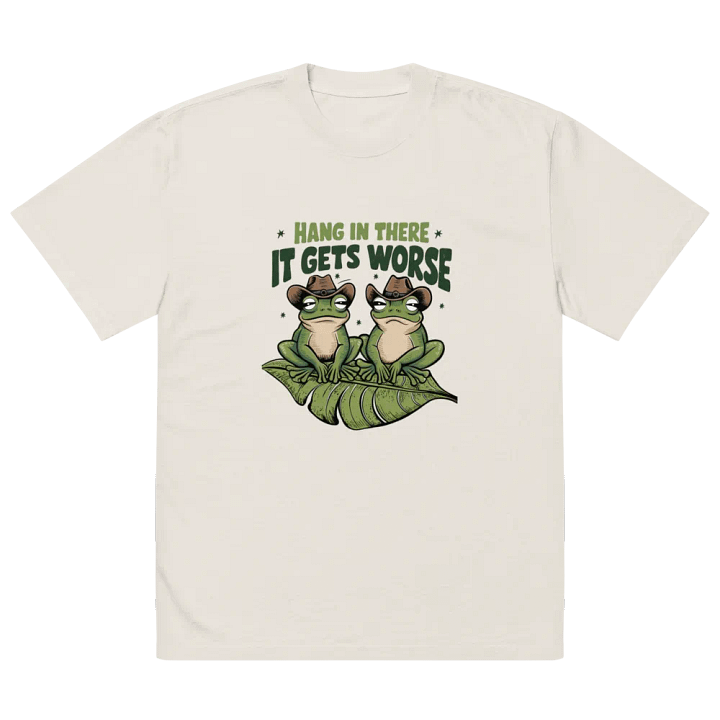 Froggy Wisdom Oversized T-Shirt product image (8)