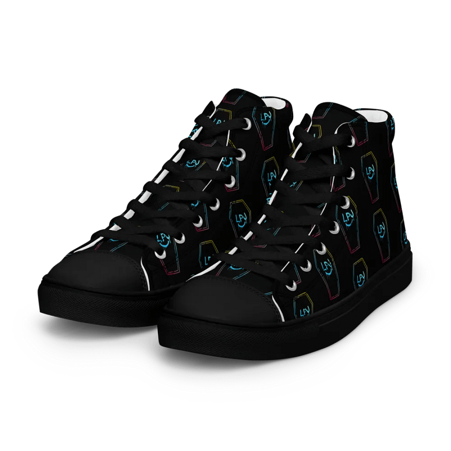 LPJ All-Over Coffin Canvas Print Hi-Tops product image (8)