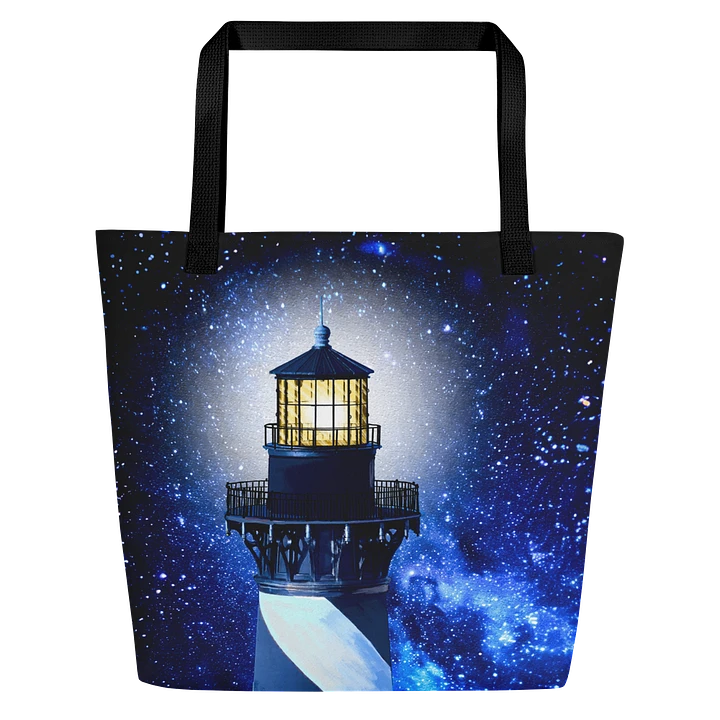Cape Hatteras Lighthouse At Night - North Carolina Tote Bag product image (1)