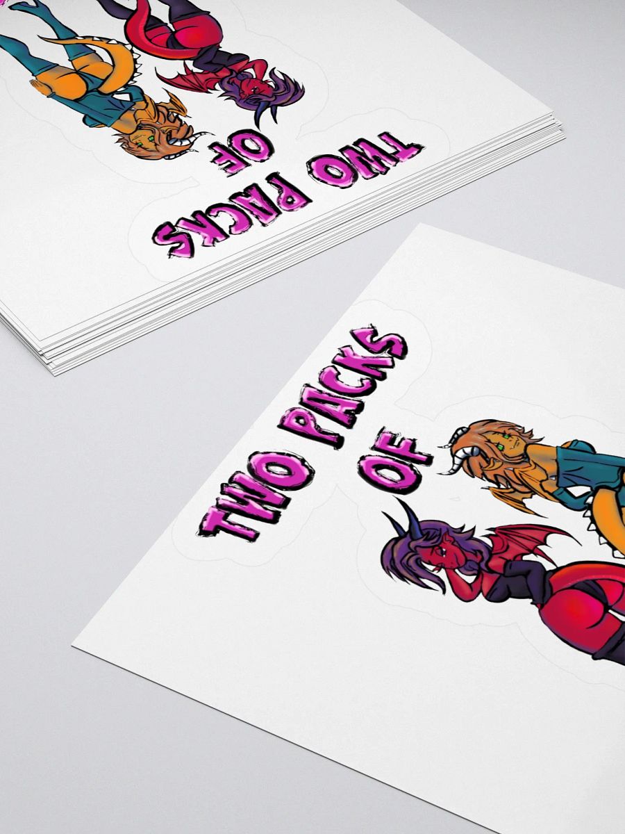 "Two Packs Of Ass" Stickers product image (4)
