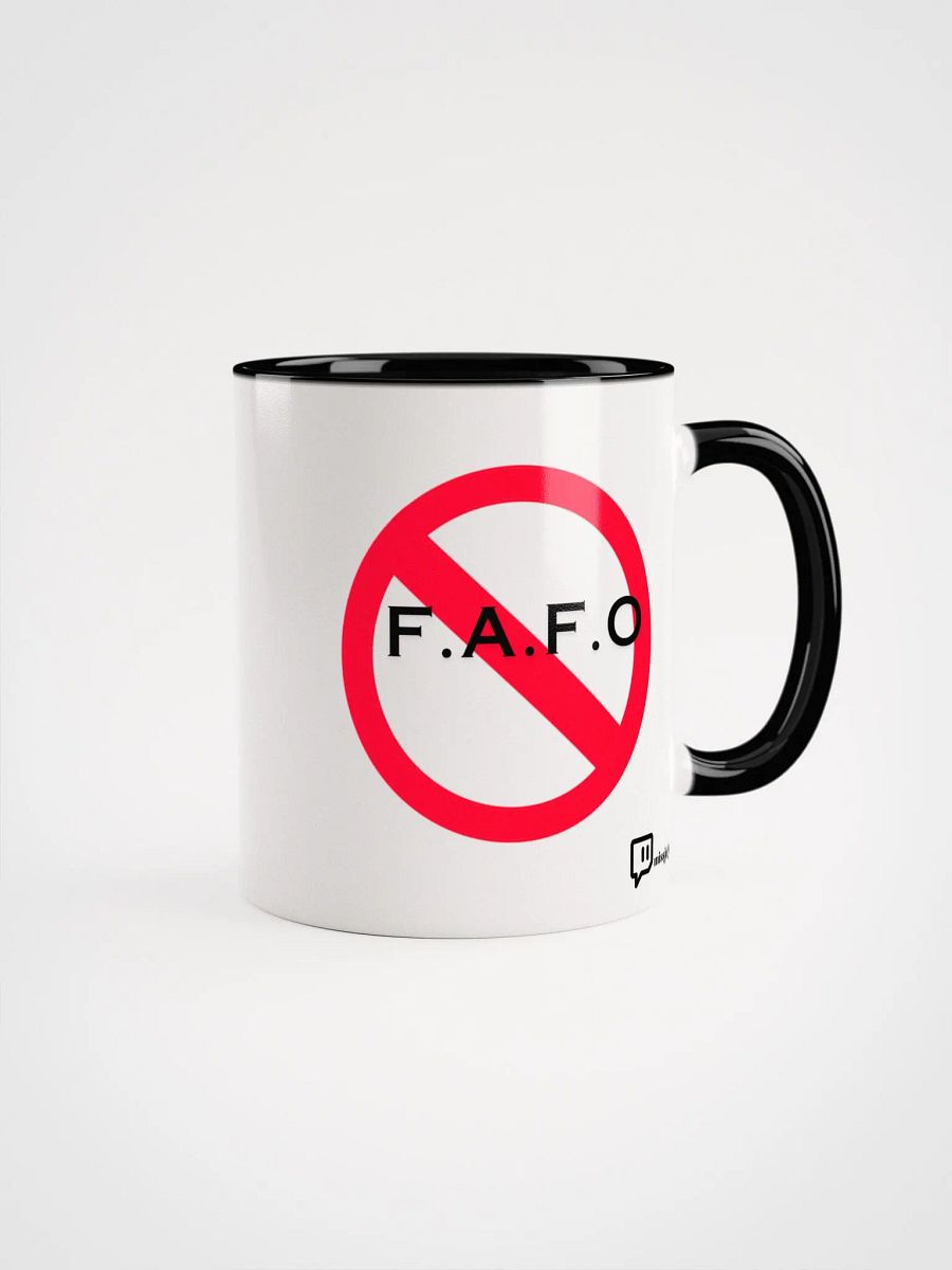 F.A.F.O Ceramic Coffee Cup w/ logo product image (1)