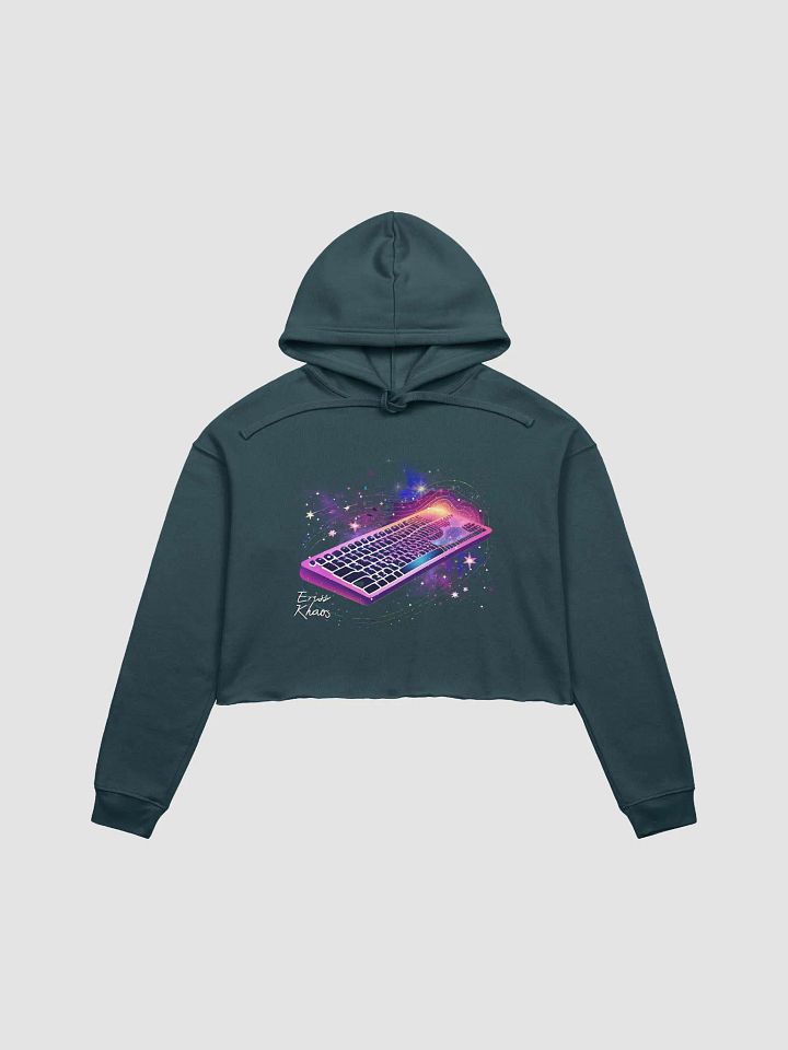 Galactic Keyboard Cropped Hoodie product image (1)