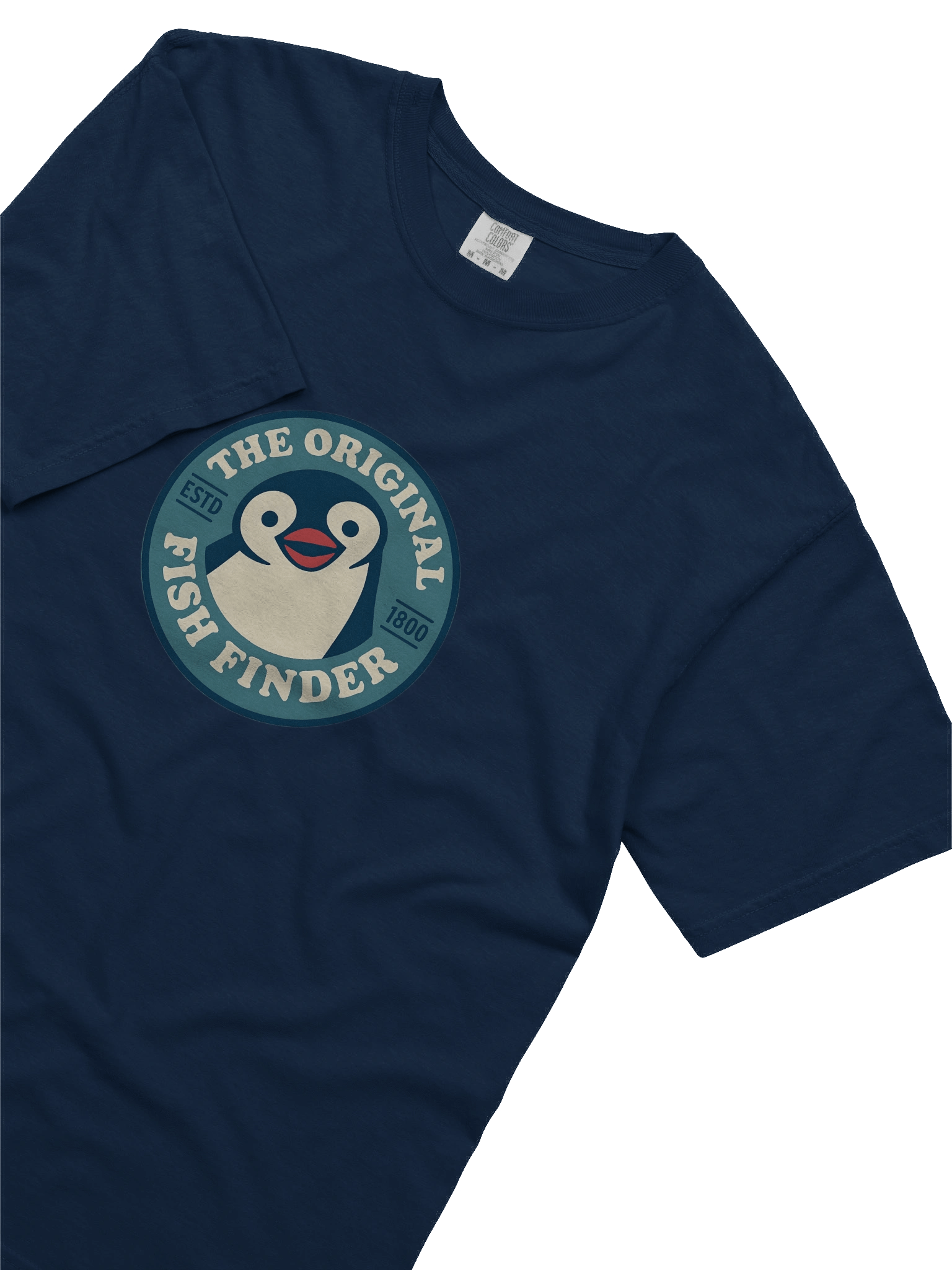 TOFF Penguin T-Shirt / The Original Fish Finder Penguin T-Shirt Full Colour Heavyweight product image (2)