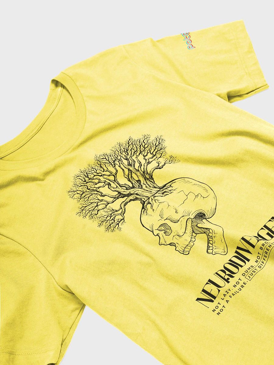NEURODIVERGENT SKULL supersoft tee product image (73)