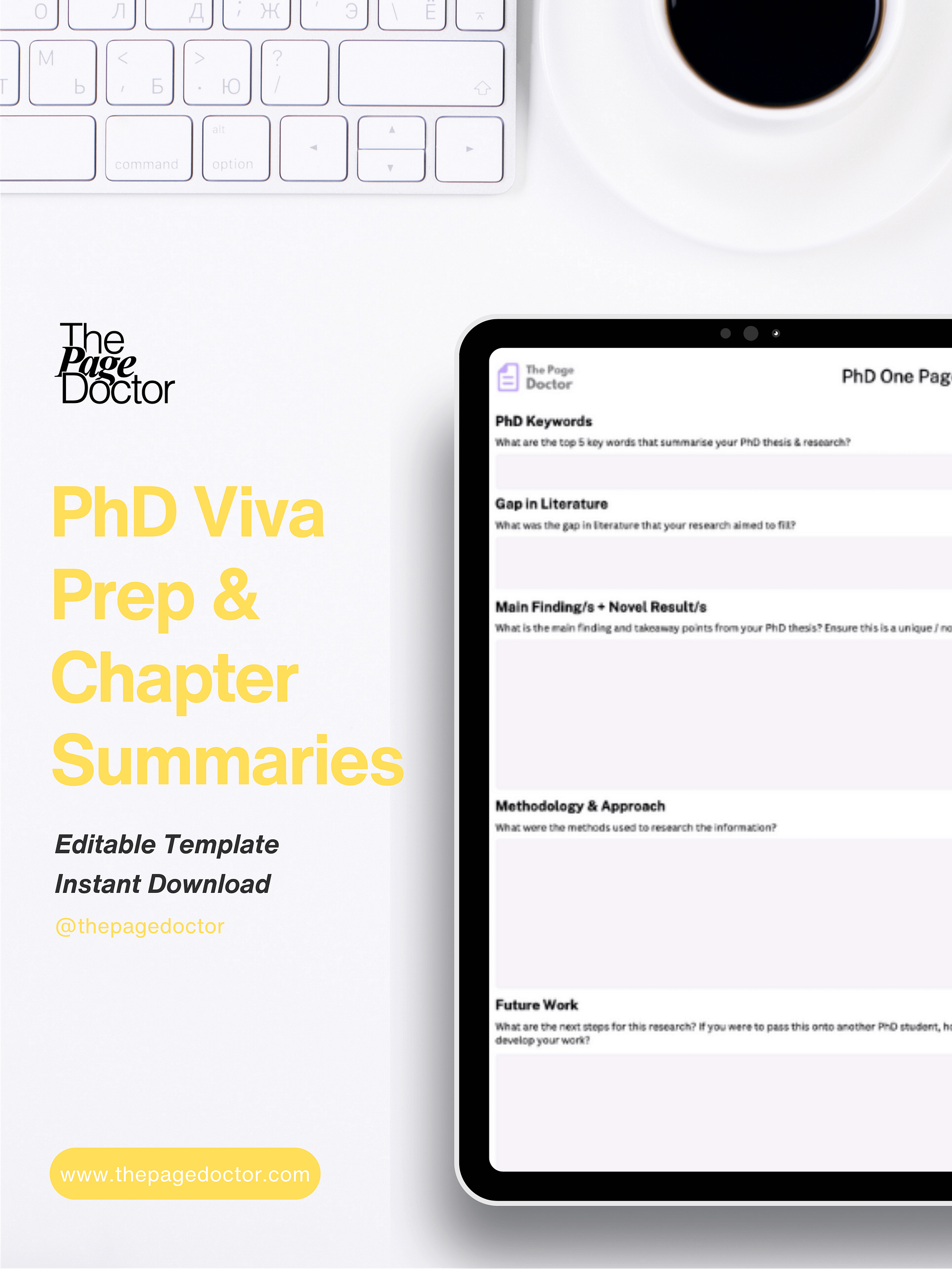 PhD VIVA Chapter Summary Preparation product image (1)
