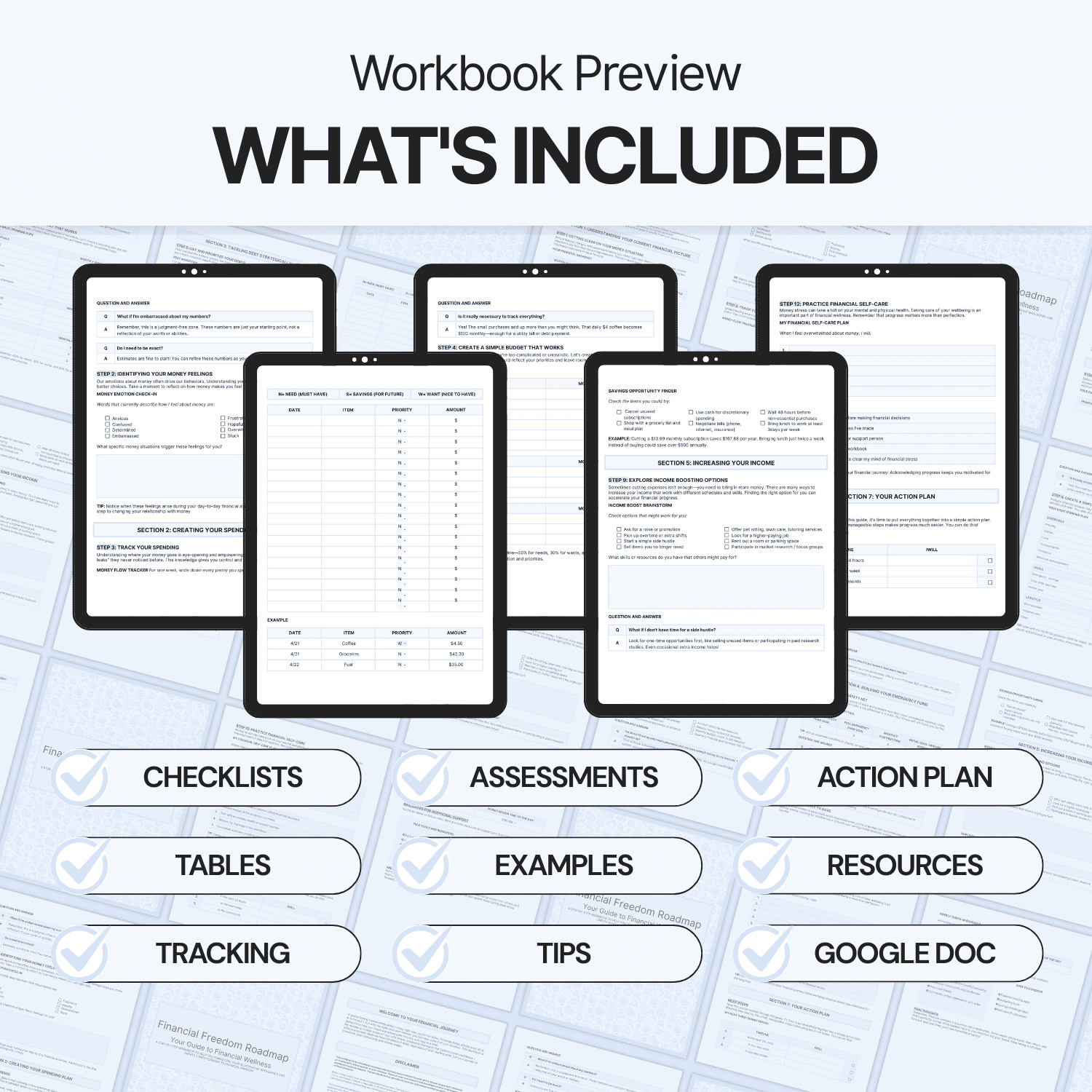 Financial Freedom Roadmap - Google Docs product image (2)