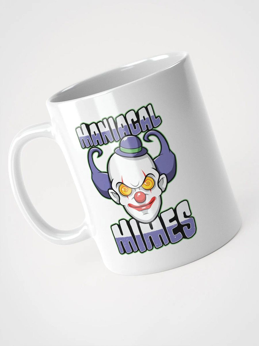 Maniacal Mimes Creepy Clown Coffee Mug – Funny & Spooky Drinkware product image (3)