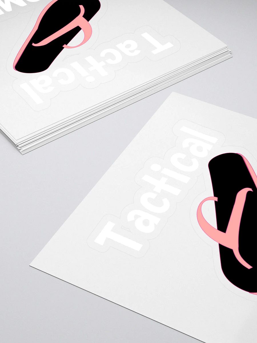 Tactical Flip-Flop Kiss Cut Stickers product image (4)