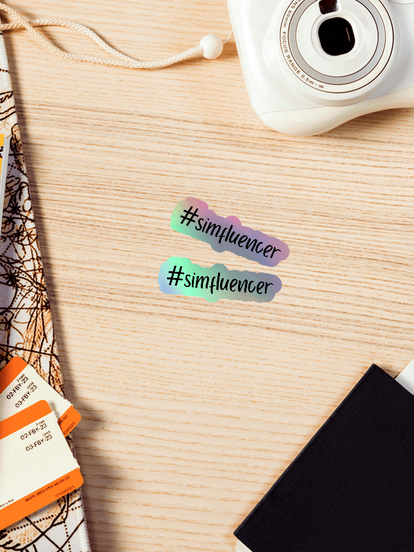 Simfluencer Holographic Stickers product image (2)
