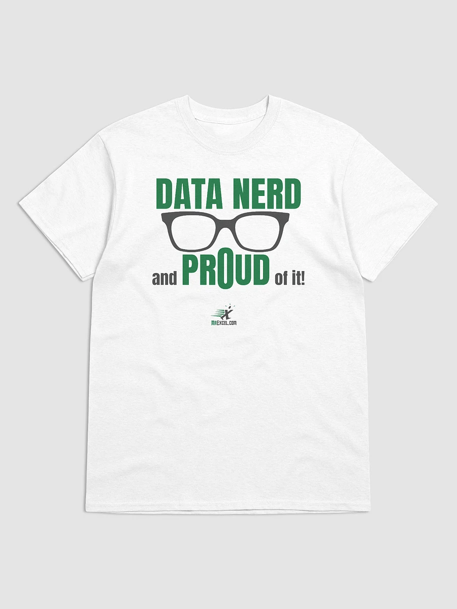 Excel Data Nerd - White T-shirt product image (3)