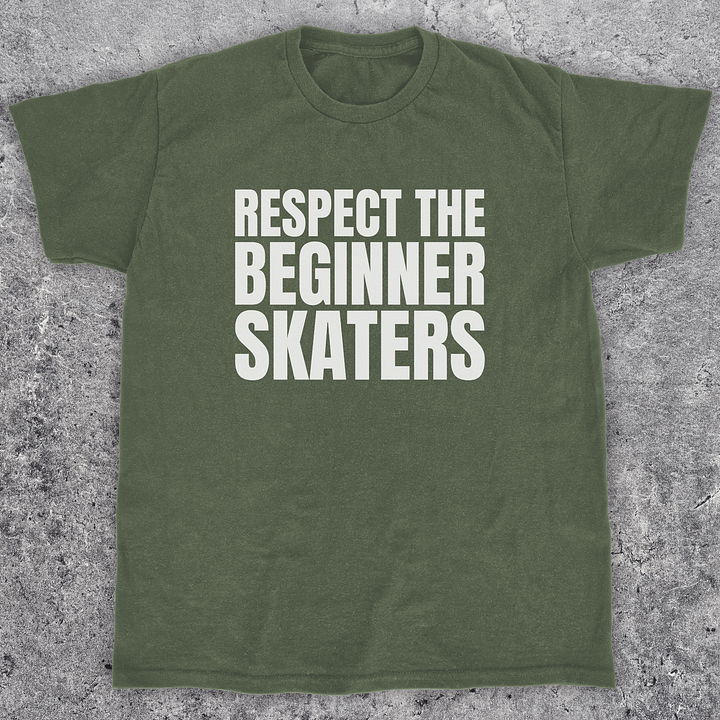 Respect the beginner skaters, Skateboarding t-shirt, Unisex product image (1)