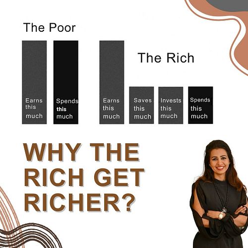WHY THE RICH GET RICHER? 💰

The Poor:
	•	Earns → Spends it all
	•	Focused on surviving day-to-day.

The Rich:
	•	Earns → Save...