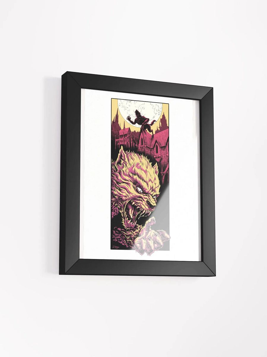 Wolfman Orange Framed Print product image (13)