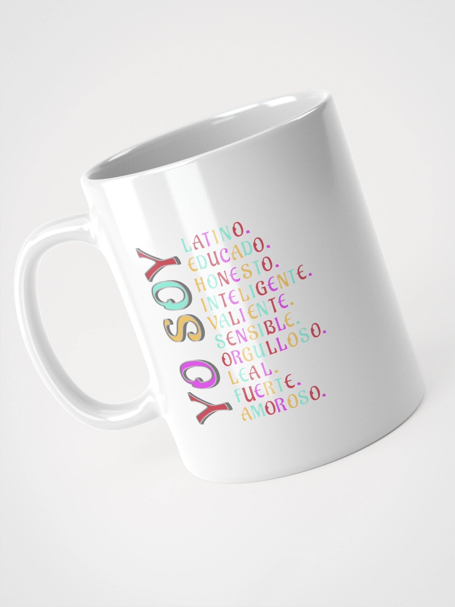 Yo Soy Latin White Glossy Mug product image (2)