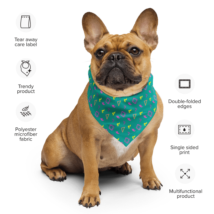 Oh Worm? teal bandanas product image (8)