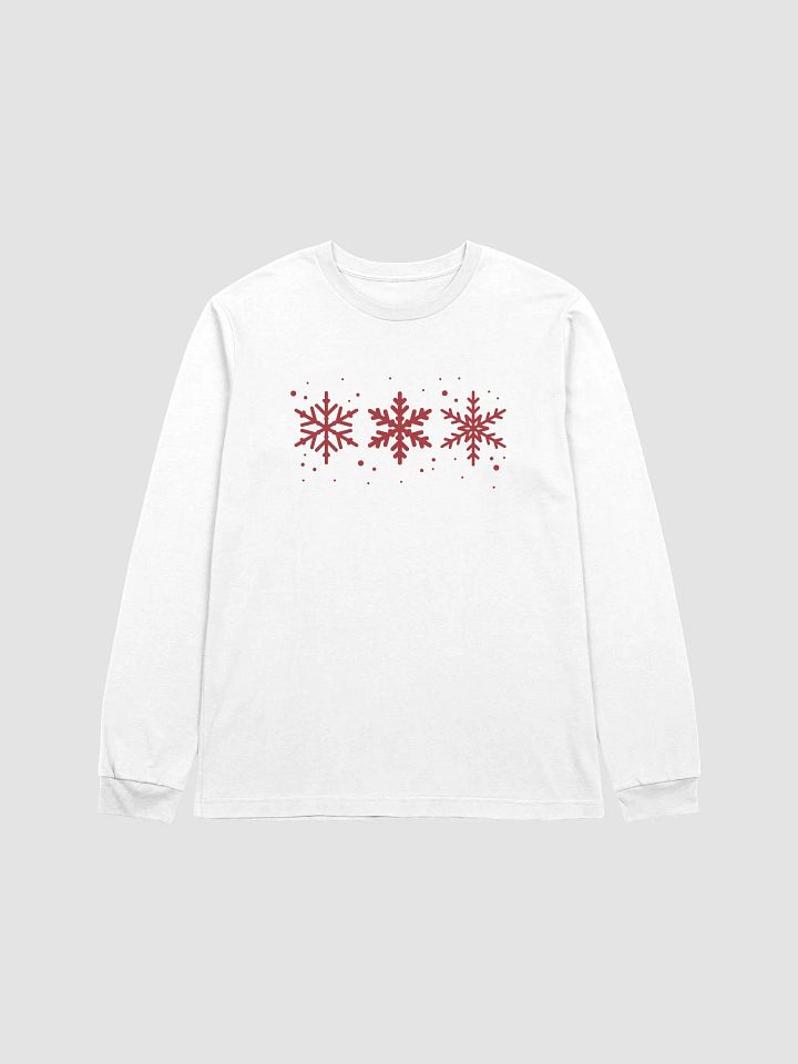 Snowflakes Supersoft Long Sleeve Slimmer Fit Shirt product image (1)