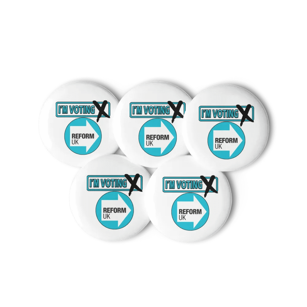 Reform UK Pin Button Set product image (3)